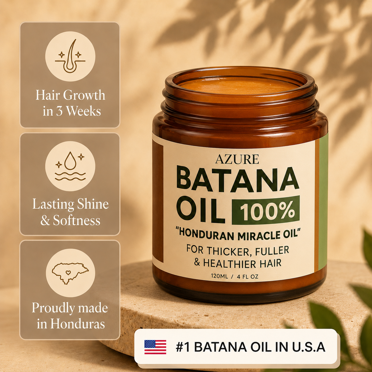 Batana Natural Hair Growth Oil